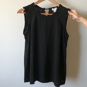 JCrew sleeveless scoop-neck blouse